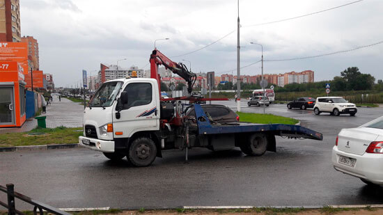 evakuatori v Каширском Шоссе